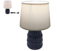 Lesser & Pavey Blue Elements Led Decor Table Lamp | Contemporary Finish, Soft Illumination, Freestanding Design, Interior Accent, Relaxing Ambience, Gift Ready