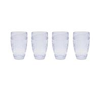 Lesser & Pavey Blue Tumbler Glass Set of 4 | Lovely Gift for Women & Men | Designed by Elements | Luxury Wine Glass for Every Occasions