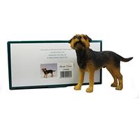 Lesser & Pavey Border Terrier, Blue, Resin, Black/Tan, H10cm