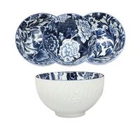 Lesser & Pavey Bowl Cereal Fleur Oriental Vintage Floral Ceramic Random Design Fine Tableware