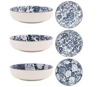 Lesser & Pavey Bowl Pasta Fleur Oriental Vintage Floral Ceramic Random Design Fine Tableware