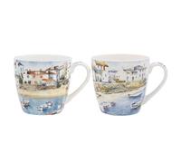 Lesser & Pavey Breakfast Mug Harbour Town Coastal Fine China Ceramic Drinkware Big Soup Cup