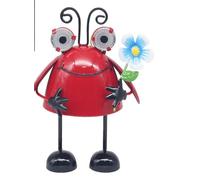 Lesser & Pavey Bright Eyes Ladybird Solar Led Outdoor Lights For Garden Decorations | Decorative & Durable Garden Leds For All Seasons | Waterproof Solar Lights For Pathways, Patios, Fences and Walls