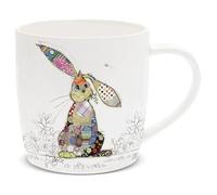 Lesser & Pavey British Designed Barrel Coffee Mug | Ceramic Coffee Mugs for Home or Work | Large Mugs for Hot Drinks | Binky Bunny Tea and Coffee Cups - Bug Art