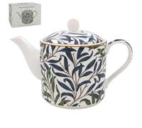 Lesser & Pavey British Designed Ceramic Tea Pot | Large Teapot for Serving Hot Drinks | Tea Pots for All Family Sizes - William Morris, Willow Bough