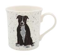 Lesser & Pavey British Designed Coffee Mug | Ceramic Coffee Mugs for Home or Work | Large Mugs for Hot Drinks | Staffie Tea and Coffee Cups - Sarah Boddy