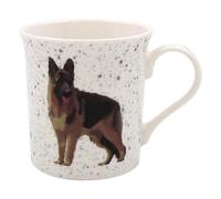 Lesser & Pavey British Designed Coffee Mug | Ceramic Coffee Mugs for Home or Work | Large Mugs for Hot Drinks | German Shepherd Tea and Coffee Cups - Sarah Boddy
