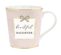 Lesser & Pavey British Designed Coffee Mug | Ceramic Coffee Mugs for Home or Work | Large Mugs for Hot Drinks | Tea and Coffee Beautiful Daughter Mug - Madelaine by Hearts Design