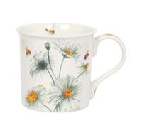 Lesser & Pavey British Designed Coffee Mug | Ceramic Coffee Mugs for Home or Work | Large Mugs for Hot Drinks | Bee Tanical Daisy Tea and Coffee Cups - Sarah Boddy