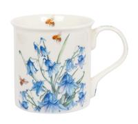 Lesser & Pavey British Designed Coffee Mug | Ceramic Coffee Mugs for Home or Work | Large Mugs for Hot Drinks | Bee Tanical Bluebells Tea and Coffee Cups - Sarah Boddy