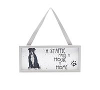 Lesser & Pavey British Designed Dog Lover Quotes Plaque | Loving Message Plaque For Home or Office | Staffie Great Friendship Gifts For Birthdays - Sarah Boddy