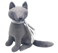 Lesser & Pavey British Designed Door Stoppers | Door Stop Device Suitable for All Door Types Including Indoor & Outdoor | Door Stops Designed for All Modern Homes & Offices - Fox with Scarf