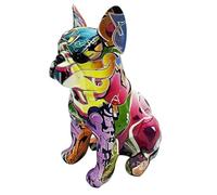 Lesser & Pavey British Designed Graffiti Ornament | Home Decor Animal Ornaments For All Homes or Offices | Decorative Home Accessories For All Types of Homes - (Sitting French Bulldog)