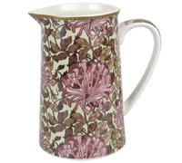Lesser & Pavey British Designed Jug for Kitchen and Home | Lovely Printed Jug for Milk Water Juice and Other Needs | Honeysuckle Jug for Home & Office Kitchens - William Morris