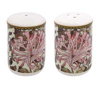 Lesser & Pavey British Designed Salt and Pepper Sets | Salt and Pepper Shaker for All Type of Kitchens | Honeysuckle Salt Shaker & Pepper Shaker Perfect for Home or Businesses - William Morris