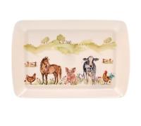 Lesser & Pavey British Designed Serving Tray | Dinner Tray For Multiple Uses Around The Home | Trays For Food Serving Or Drinks Serving | Farmyard Small Serving Tray - Macneil Studios