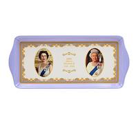 Lesser & Pavey British Designed Serving Tray | Dinner Tray For Multiple Uses Around The Home | Trays For Food Serving Or Drinks Serving | HM Queen Elizabeth II Medium Serving Tray - Royal Heritage