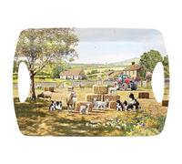 Lesser & Pavey British Designed Serving Tray | Dinner Tray For Multiple Uses Around The Home | Trays For Food Serving Or Drinks Serving | Collie & Sheep Large Serving Tray - Macneil Studios