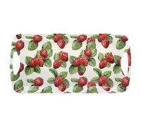 Lesser & Pavey British Designed Serving Tray | Dinner Tray For Multiple Uses Around The Home | Trays For Food Serving Or Drinks Serving | Strawberry Field Medium Serving Tray