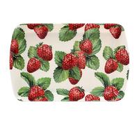 Lesser & Pavey British Designed Serving Tray | Dinner Tray For Multiple Uses Around The Home | Trays For Food Serving Or Drinks Serving | Strawberry Field Small Serving Tray