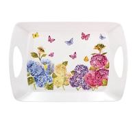 Lesser & Pavey British Designed Serving Tray | Dinner Tray For Multiple Uses Around The Home | Trays For Food Serving Or Drinks Serving | Butterfly Blossom Large Serving Tray - Jennifer Rose Gallery
