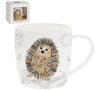 B&Q Ceramic Mug Hattie Hedgehog - Bug Art Premium Design for Tea & Coffee