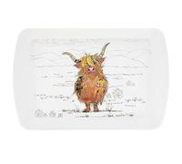 Lesser & Pavey Bug Art Highland Hamish Tray For Serving Dishes | Serving Trays For Kitchen Accessories | Lovely Serving Platter For Serving Food and Tea | Platters for Food Service