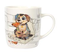 Lesser & Pavey Bug Art Pedro Pup Mug for Hot Drinks | Fine China Mugs for Kitchen & Home | Reusable Ceramic Cups for Every Occasion | Durable Tea Cups for Long-Lasting Use