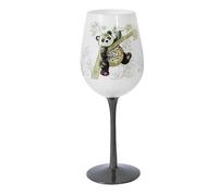 Lesser & Pavey Bug Art Po Zi Panda Wine Glass for Home, Kitchen, Restaurant & Parties | Lovely Wine Glassware for Drinks | Lovely Gift for Women, Men, Wedding & Christmas