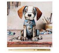 Lesser & Pavey Bug Art Scrap Beagle Memo Pad & Pen For Notes | Daily Memo For Office Use As 2025 Diary | Ideal Journals For Women & Men | Lovely Journal For 2025 Planner