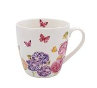 Lesser & Pavey Butterfly Blossom Bfast Mug | Ceramic Coffee Mugs for Home or Work | Premium Design Mugs for All Occasions | Lovely Mugs for Tea, Coffee & Hot Drinks - Jennifer Rose Gallery
