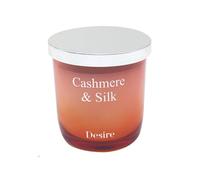 Lesser & Pavey Cashmere & Silk Boutique Scented Candle in Ombre Glass Jar - 36 Hour Burn Time - Stylish Home Decor Hand Poured Candle