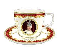 Lesser & Pavey Charles III Coronation Cup & Saucer Set | His Majesty King Commemorative Gift | British Designed | Limited Edition Royal Cup & Saucer Gift - Royal Heritage