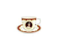 Lesser & Pavey Charles III & Queen Camilla Coronation Cup & Saucer Set | His Majesty King Commemorative Gift | British Designed Cup & Saucer Set | Limited Edition Royal Gift - Royal Heritage