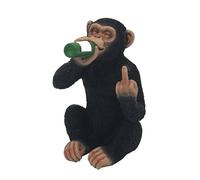 Lesser & Pavey Cheeky Monkey Drinking Home Decor Figurines & Ornaments For Home & Office | Decorative Accessories Statues For Indoor & Outdoor | Lovely Gifts for Women & Men