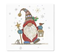 Lesser & Pavey Christmas Drink Coasters | British Designed Eco Cork Drinks Coasters For Modern Homes | Gonk Coasters For Drinks For All Types of Cups & Mug - Bug Art