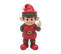 Lesser & Pavey Christmas Elf Swearing Figurine 16cm | Humorous Festive Decoration | Fun Xmas Ornament for Home or Office