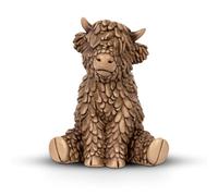 Lesser & Pavey Christmas Hughie Highland Cow Home Decor Figurines & Ornaments For Home & Office | Decorative Home Accessories Statues For Indoor & Outdoor | Lovely Gifts for Women & Men