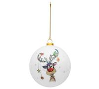 Lesser & Pavey Christmas Tree Baubles | Christmas Tree Decorations For All Types Of Trees | Rudolph Christmas Decorations For Home or Office - Bug Art
