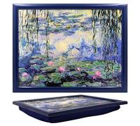 Lesser & Pavey Claude Monet Painting Print Cushioned Food Serving Laptray