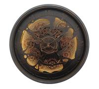 Lesser & Pavey Cog Clocks LED Cog Clock Light Up Bronze 76cm | Extra Large Modern Wall Clock for Living Room Bedroom Kitchen | LED Illuminated Mantelpiece & Desk Clocks | Decorative Home
