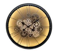 Lesser & Pavey Cog Clocks LED Cog Clock Light Up Silver 51cm | Large Light Up Wall Clock for Living Room Bedroom Kitchen | LED with Modern Mantel & Desk