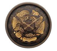 Lesser & Pavey Cog Clocks LED Cog Clock Light Up Silver 76cm | Extra Large Modern Wall Clock for Living Room Bedroom Kitchen | LED Illuminated Mantelpiece & Desk Clocks | Decorative Home