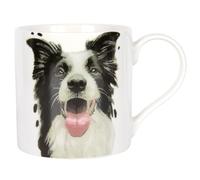 LESSER & PAVEY Collie Mug Robert James Hull, Tea and Coffee Mugs for Hot Drinks | Fine China Printed Mugs for Kitchen & Home | Reusable Ceramic Cups for Every Occasion | Birthday Gifts for Women & Men