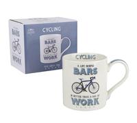 Lesser & Pavey Cycling Mug | Ceramic Coffee Mugs For Home or Work | Premium Design Mugs For All Occasions | Lovely Mug For Tea, Coffee & Hot Drinks