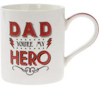 Lesser & Pavey Dad You're My Hero Fine China Mug Cup Birthday Gift For Father Daddy Grandad Microwave Safe Gift Boxed By Lesser And Pavey