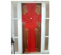 Lesser & Pavey Decorative Festive LED Red Door Bow