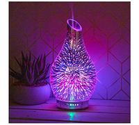 Lesser & Pavey Desire 3D Aroma Humidifier Diffuser - Essential Oil Ultrasonic Aromatherapy Air Humidifier - 4 Mist Modes, Quiet, Colourful Light + Auto Shut-Off