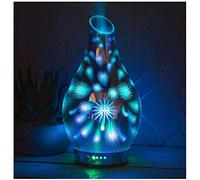 Lesser & Pavey Desire 3D Aroma Humidifier Diffuser - Essential Oil Ultrasonic Aromatherapy Air Humidifier - 4 Mist Modes, Quiet, Colourful Light + Auto Shut-Off