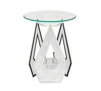 Lesser & Pavey Diamond Shape Glass Oil Burner Tealight Holder White